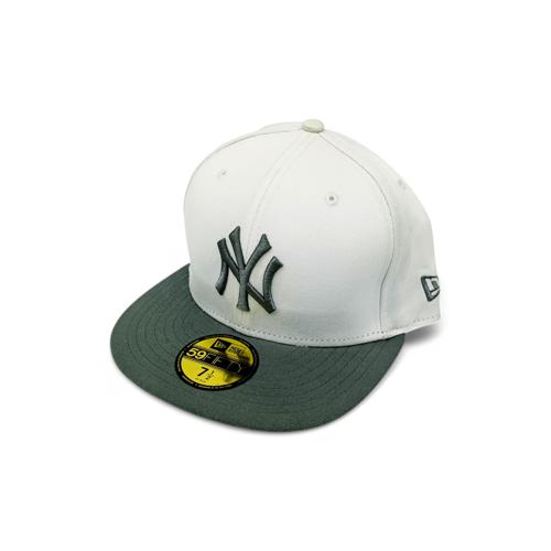 GORRA TALLA 7 1/2 - UB - COD70 - BASIC/59FIFTY - PLANA CERRADA - BLANCO/GRIS