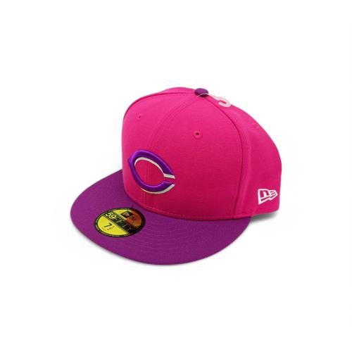 GORRA TALLA 7 1/2 - UB - COD70 - BASIC/59FIFTY - PLANA CERRADA - FUCSIA/MORADO