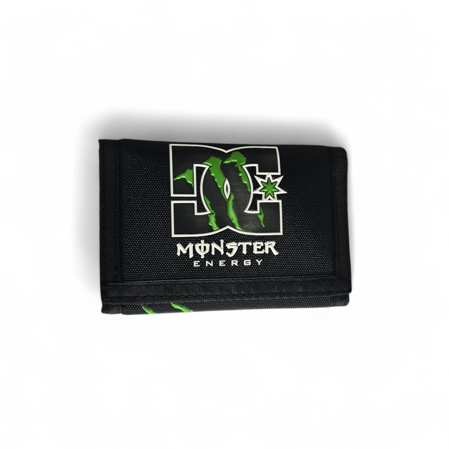 BILLETERA - DP - COD5 - BASIC BAG - MONSTER - SILICON DESING - NEGRO/VERDE