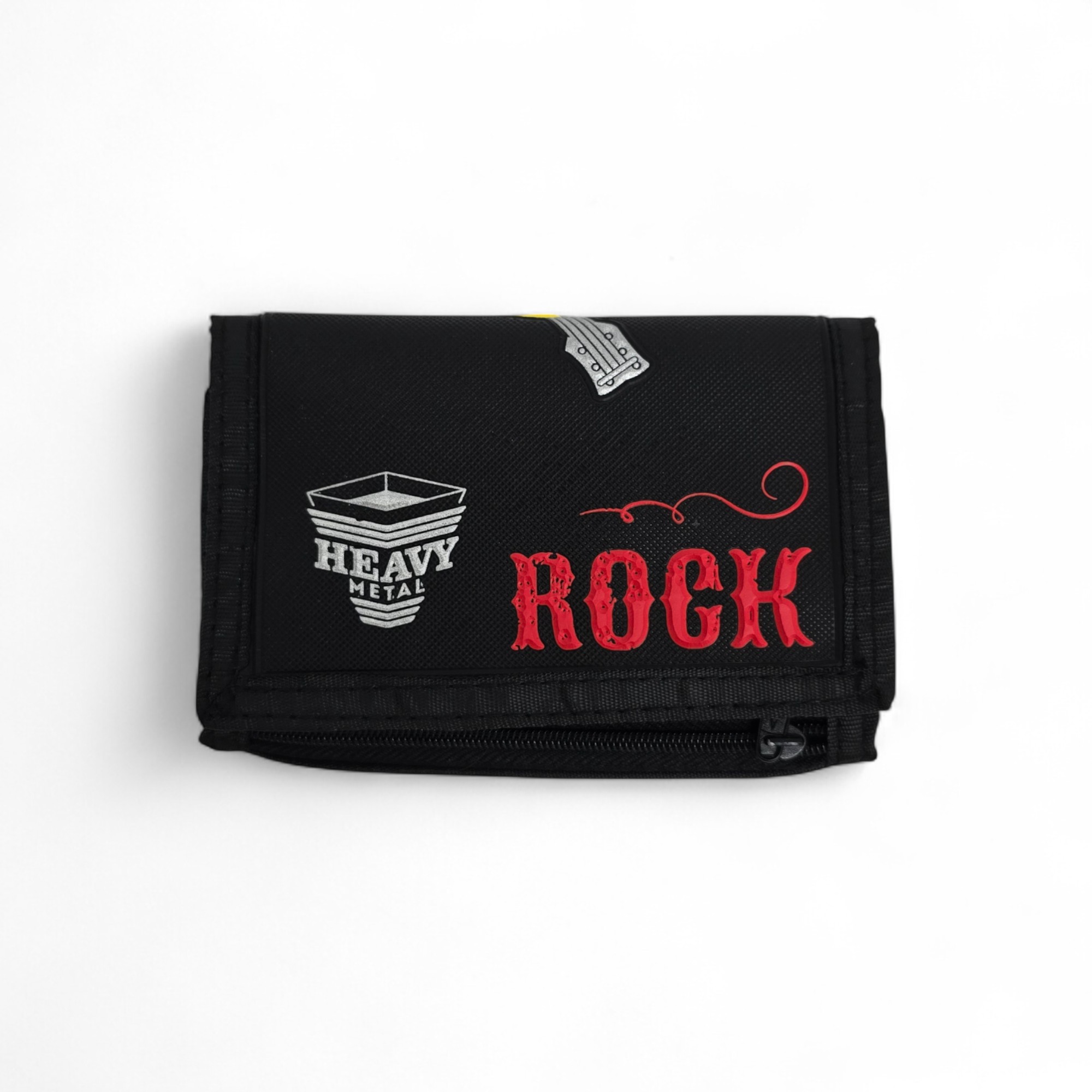 BILLETERA - DP - COD79 - BASIC BAG - GUITARRA - SILICON DESING - NEGRO/AMARILLO