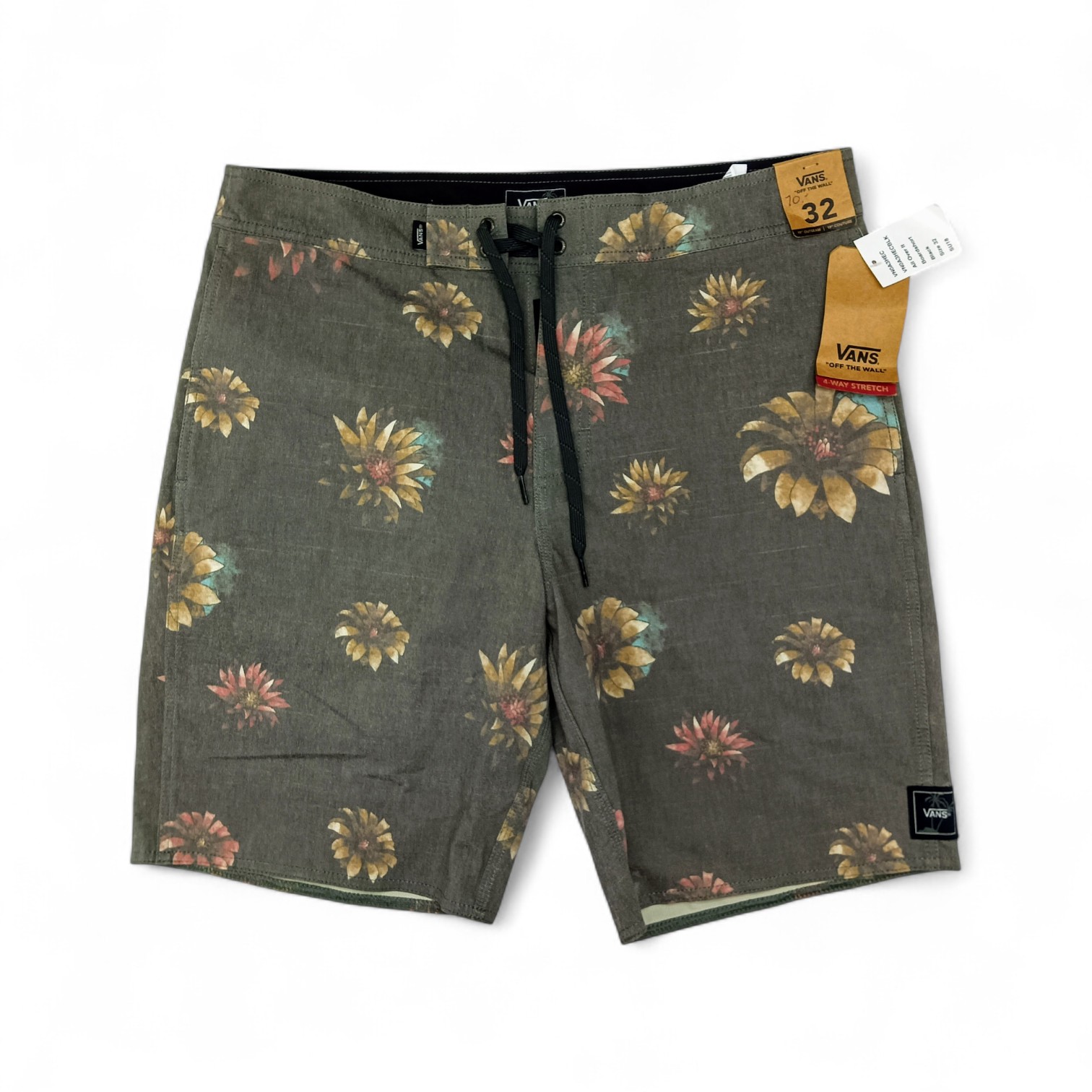 BOARDSHORTS TALLA 32 - COD33 - ALL OVER IT - CAFE Y FLORES