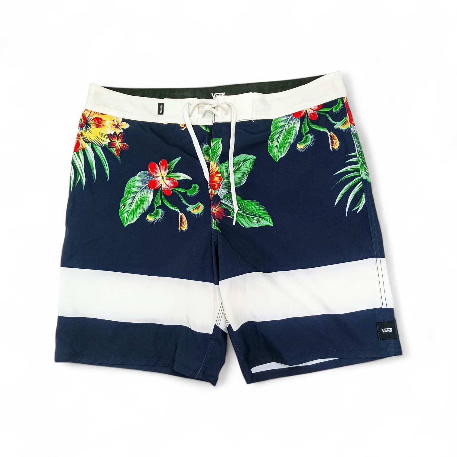 BOARDSHORTS TALLA 32 - COD33 - FLOWER TROPICAL/AZUL MAR. BL