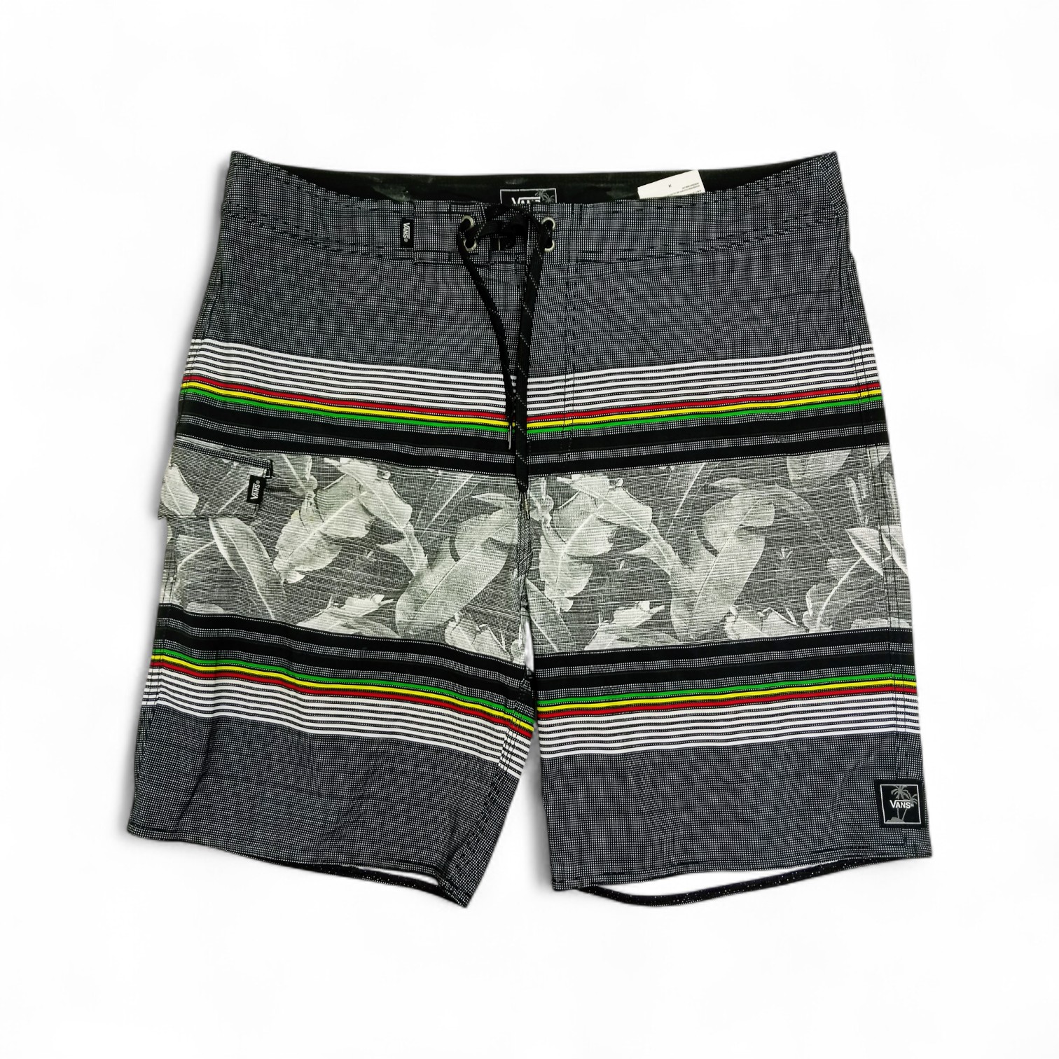 BOARDSHORTS TALLA 34 - COD33 - BLK- GRIS RASTA