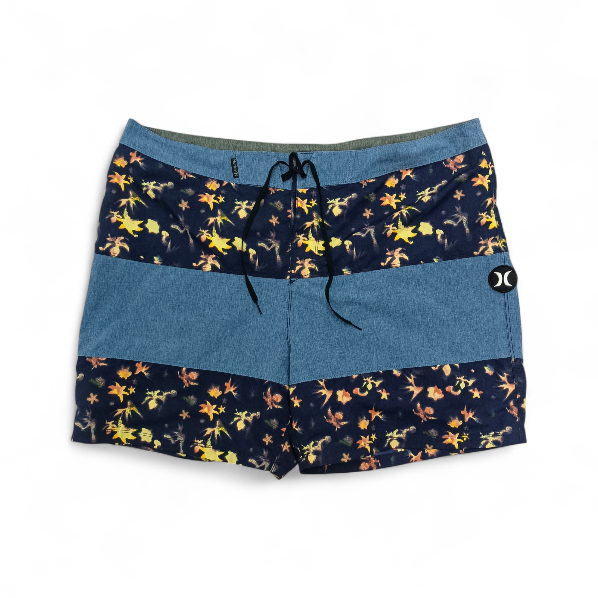 BOARDSHORTS TALLA 40 - COD12 - AZUL AMARILLO