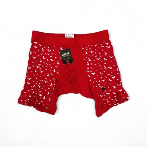 BOXER TALLA M - HS41 - ALGODON - ROJO/AGUILAS BLANCAS