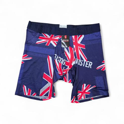 BOXER TALLA S - HS41 - LICRA FIT - INGLATERRA/AZUL MARINI/ROJO/LETRAS BLANCAS