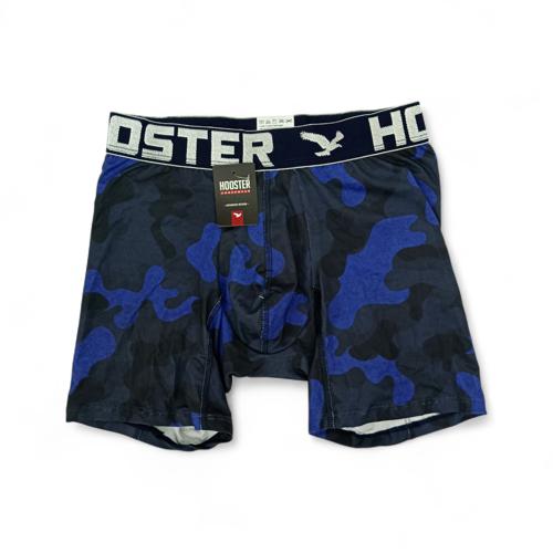 BOXER TALLA S - HS41 - LICRA FIT - NEGRO/AZUL CAMUFLADO