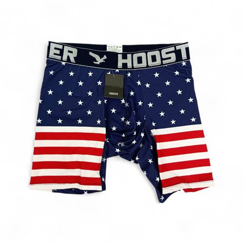BOXER TALLA S - HS41 - LICRA FIT - USA/AZUL/ROJO/BLANCO/ESTRELLAS BLANCAS