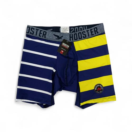 BOXER TALLA M - COD41 - LICRA FIT - AZUL/BLANCO/AMARILLO