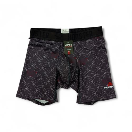 BOXER TALLA M - COD41 - LICRA FIT - PLOMO OSCURO CON AGUILAS