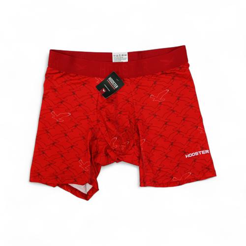BOXER TALLA M - COD41 - LICRA FIT - ROJO/AGUILAS