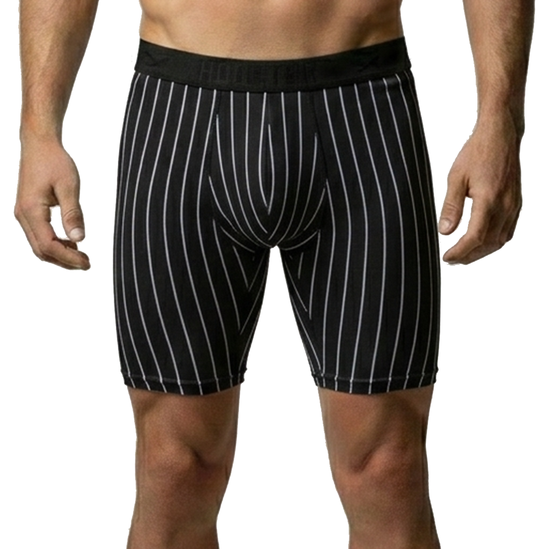 BOXER | LICRA FIT / ABSTRACTOS & RAYAS | ELASTIC FRESH | NG/BL | HOMBRE