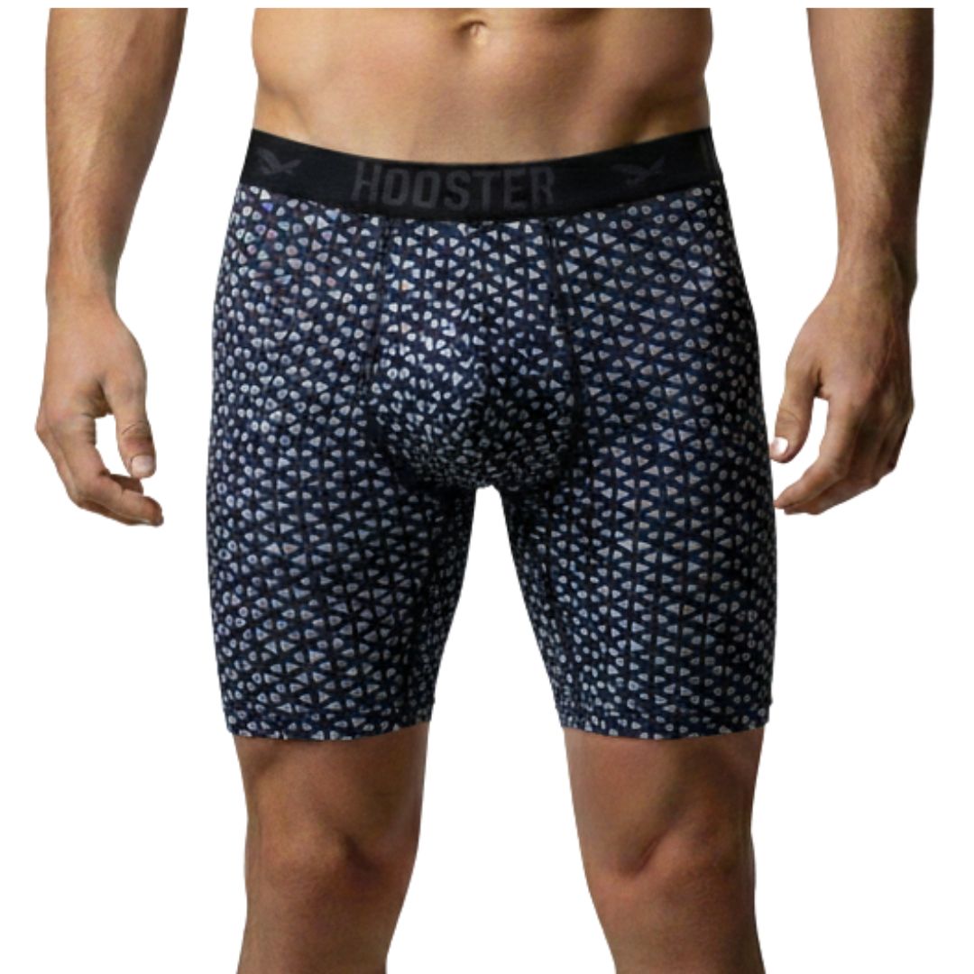 BOXER | LICRA FIT / ASTRACT - TRIANG.| ELASTIC FRESH | AZ. M./GR | HOMBRE
