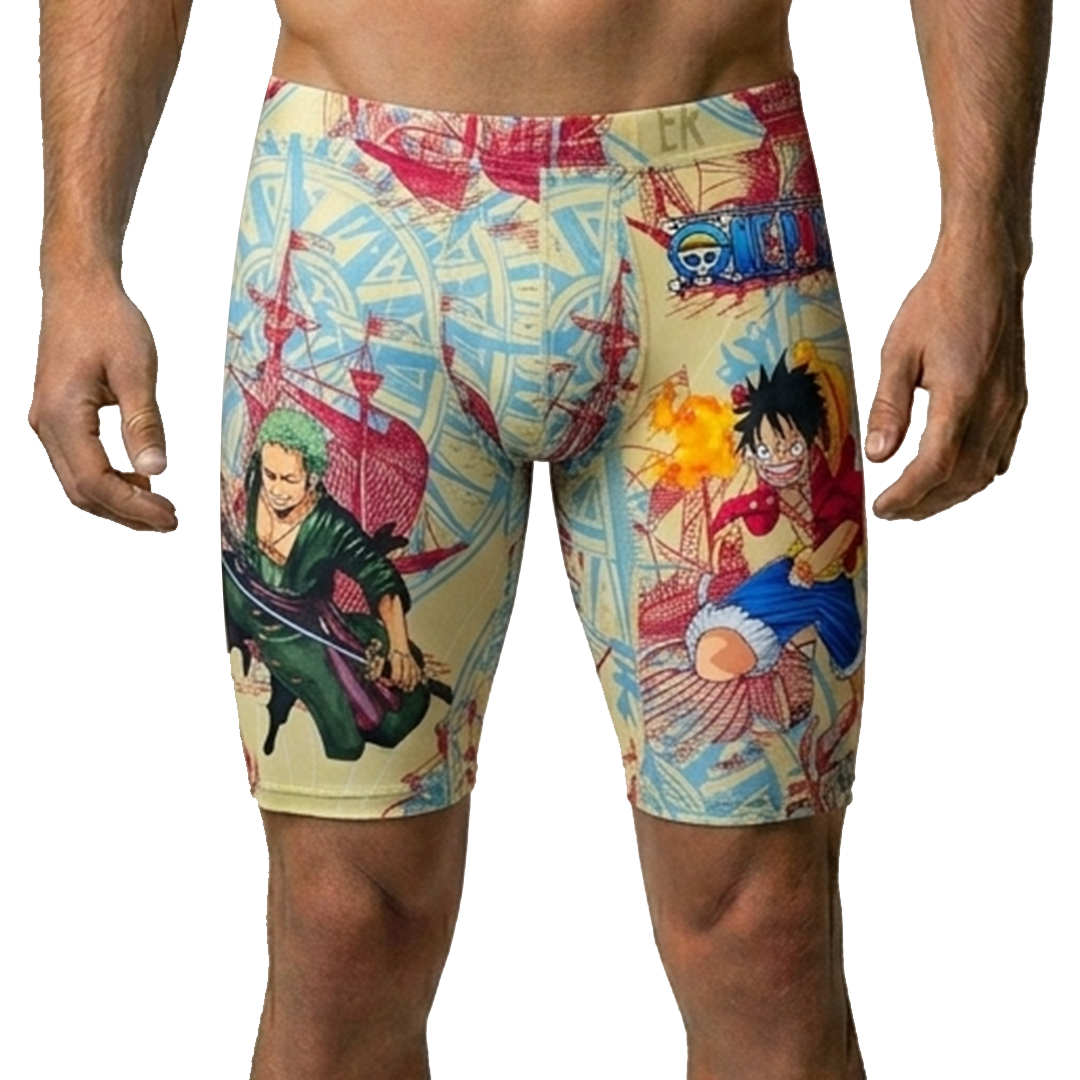 BOXER | LICRA FIT / PERSONAJES | ONE PIECE | ELASTIC FRESH | BG/RJ | HOMBRE