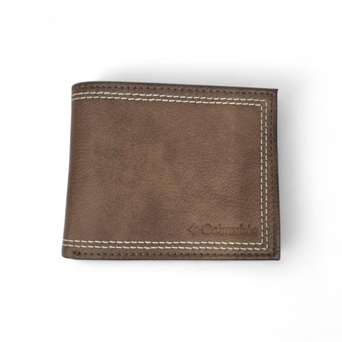 BILLETERA - MD - COD71 - SLIMFOLD - CUERO BASIC - CAFÉ CLARO