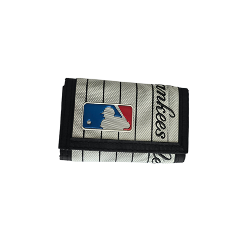 BILLETERA - DP - COD152 - BASIC BAG - YANKEES - SILICON DESING - BLANCO/NG