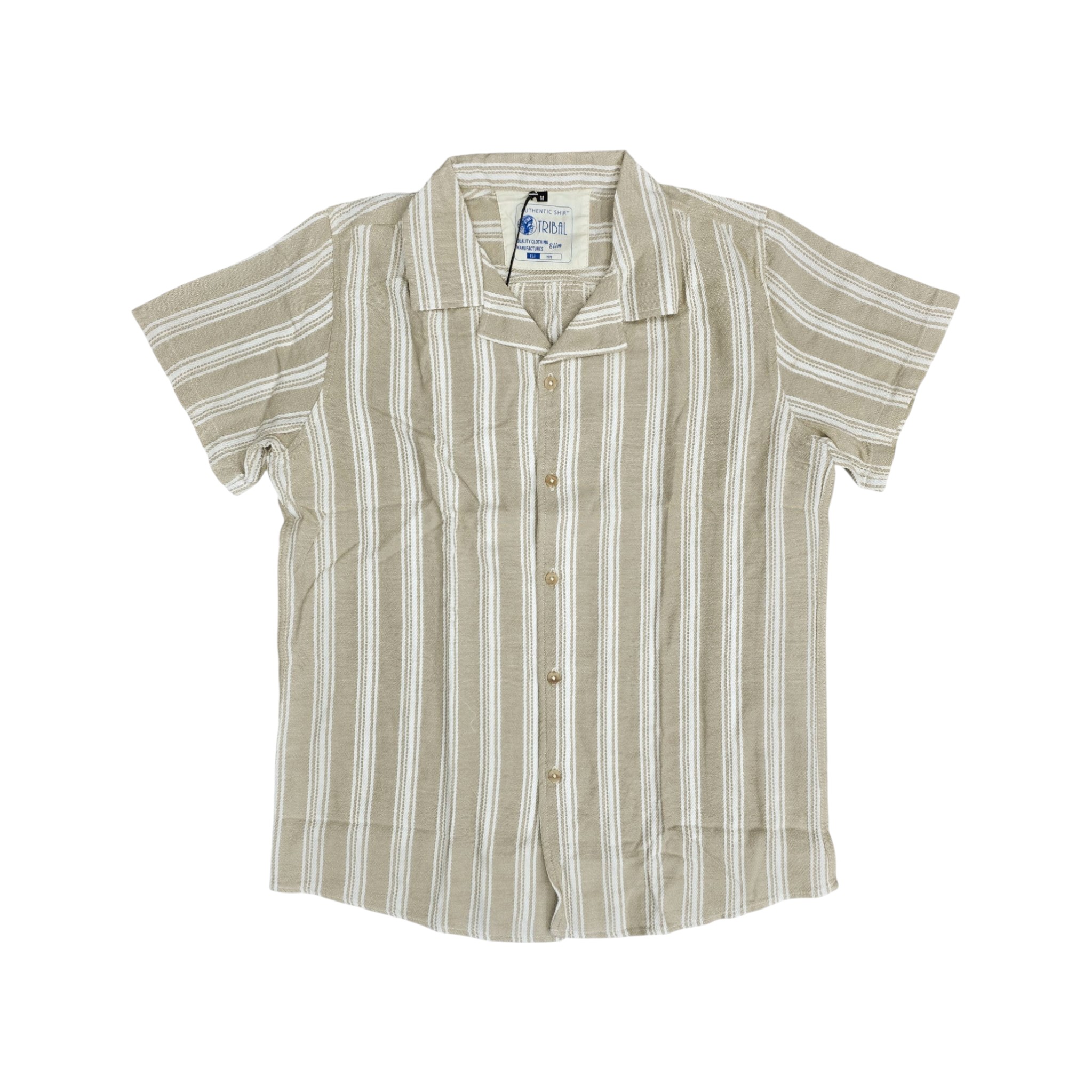 CAMISA MANGA CORTA | REGULAR F. / TEXTURAS OLD MONEY | HOMBRE