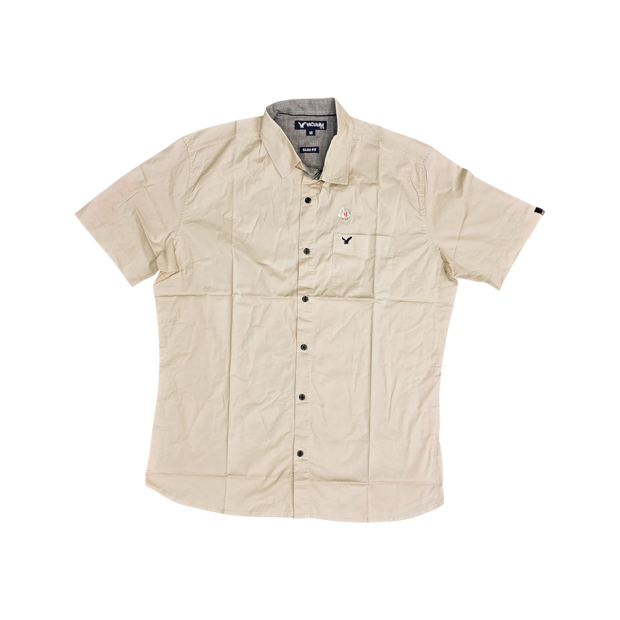 CAMISA MANGA CORTA CUELLO FRANCES DE HOMBRE