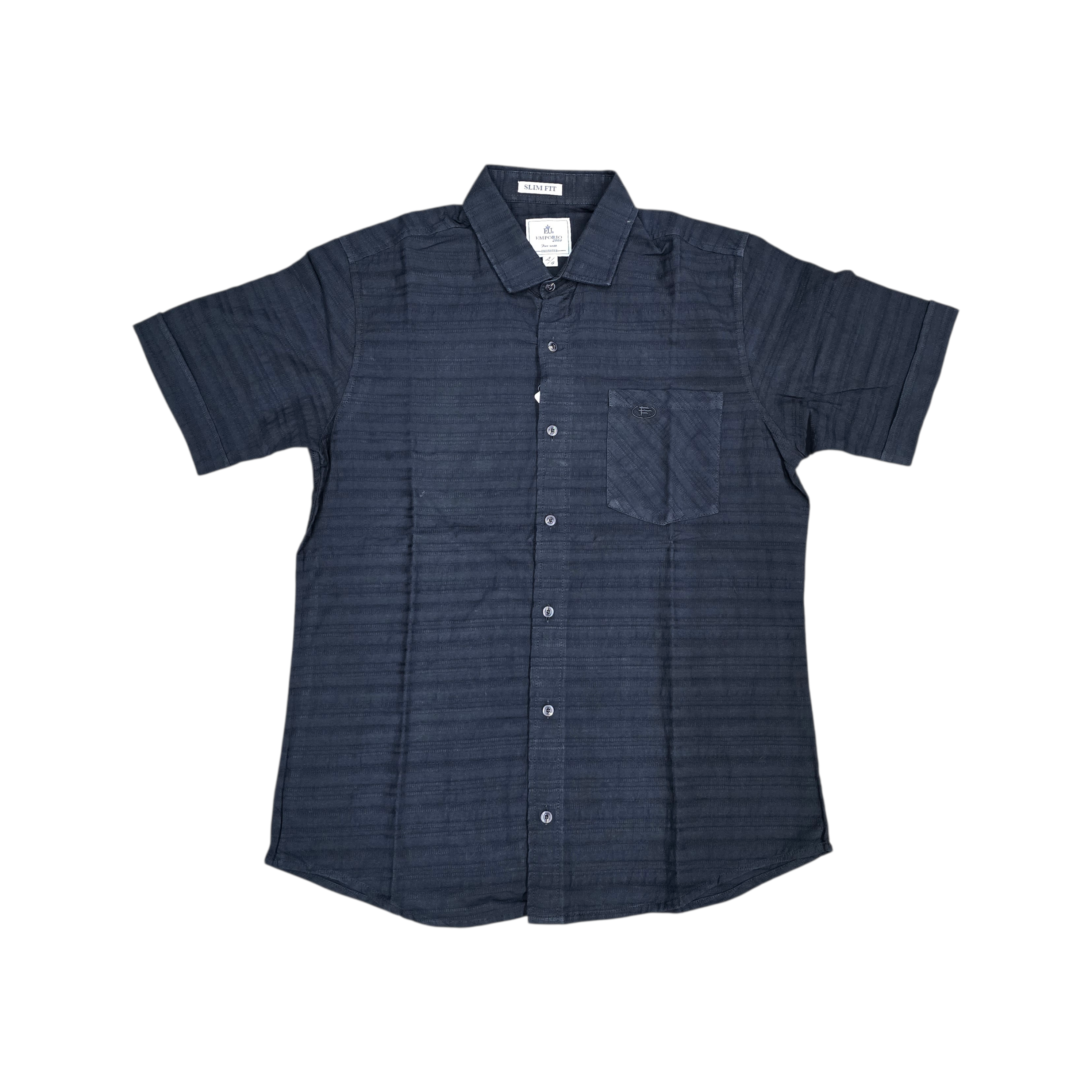 CAMISA MANGA CORTA DE HOMBRE CON TEXTURAS