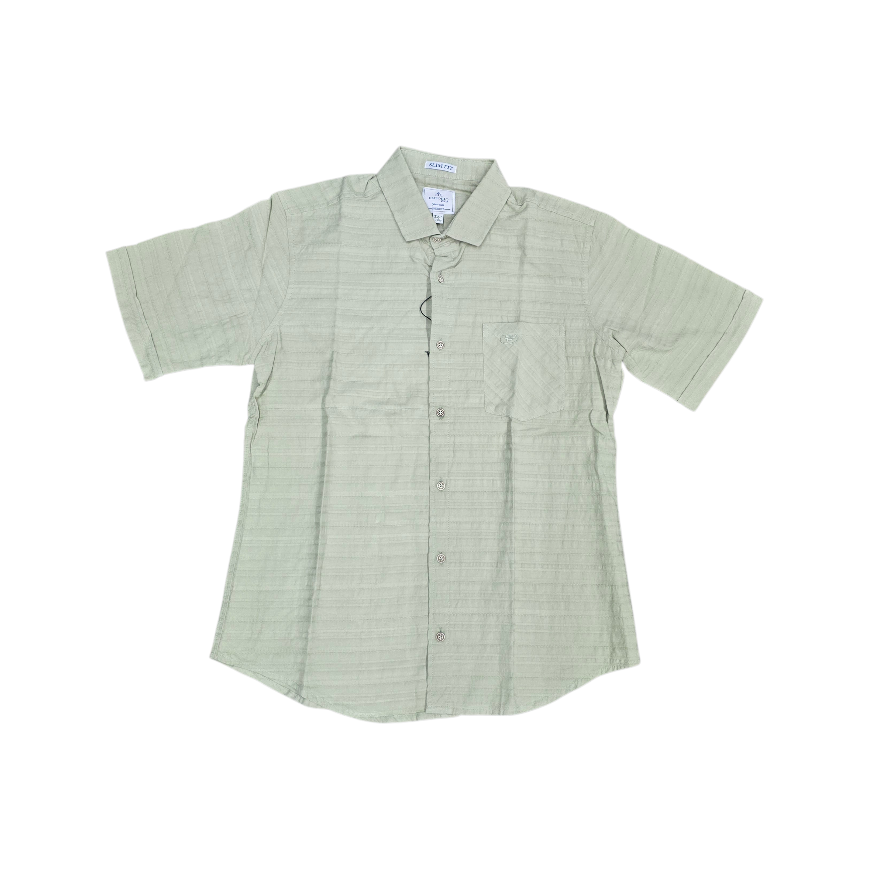 CAMISA MANGA CORTA DE HOMBRE CON TEXTURAS