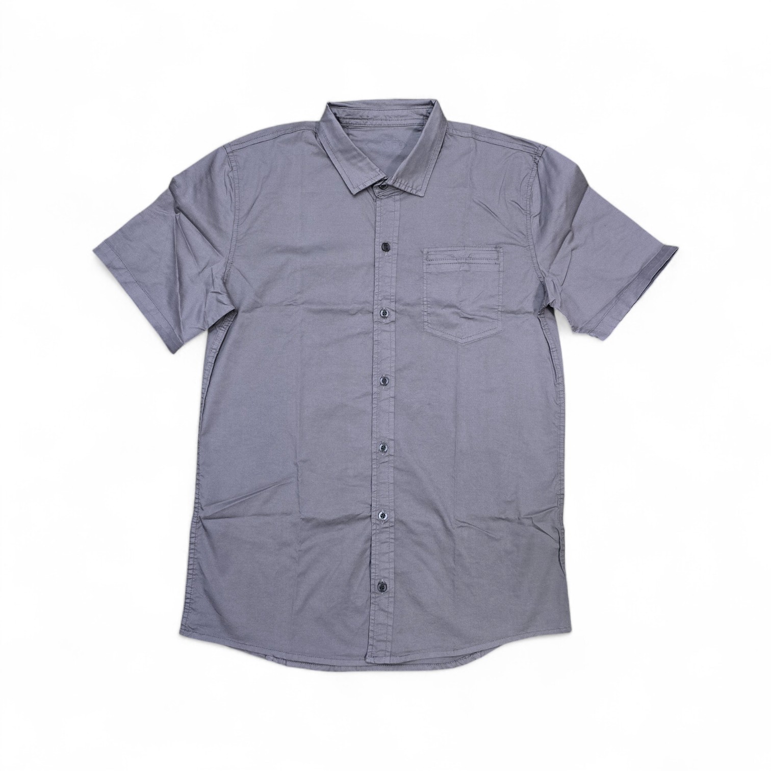 CAMISA MANGA CORTA TALLA 2XL - RF - COD36 - JOSE1 - CUELLO FRANCES BASIC - GRIS (GALCIER GRAY 161)