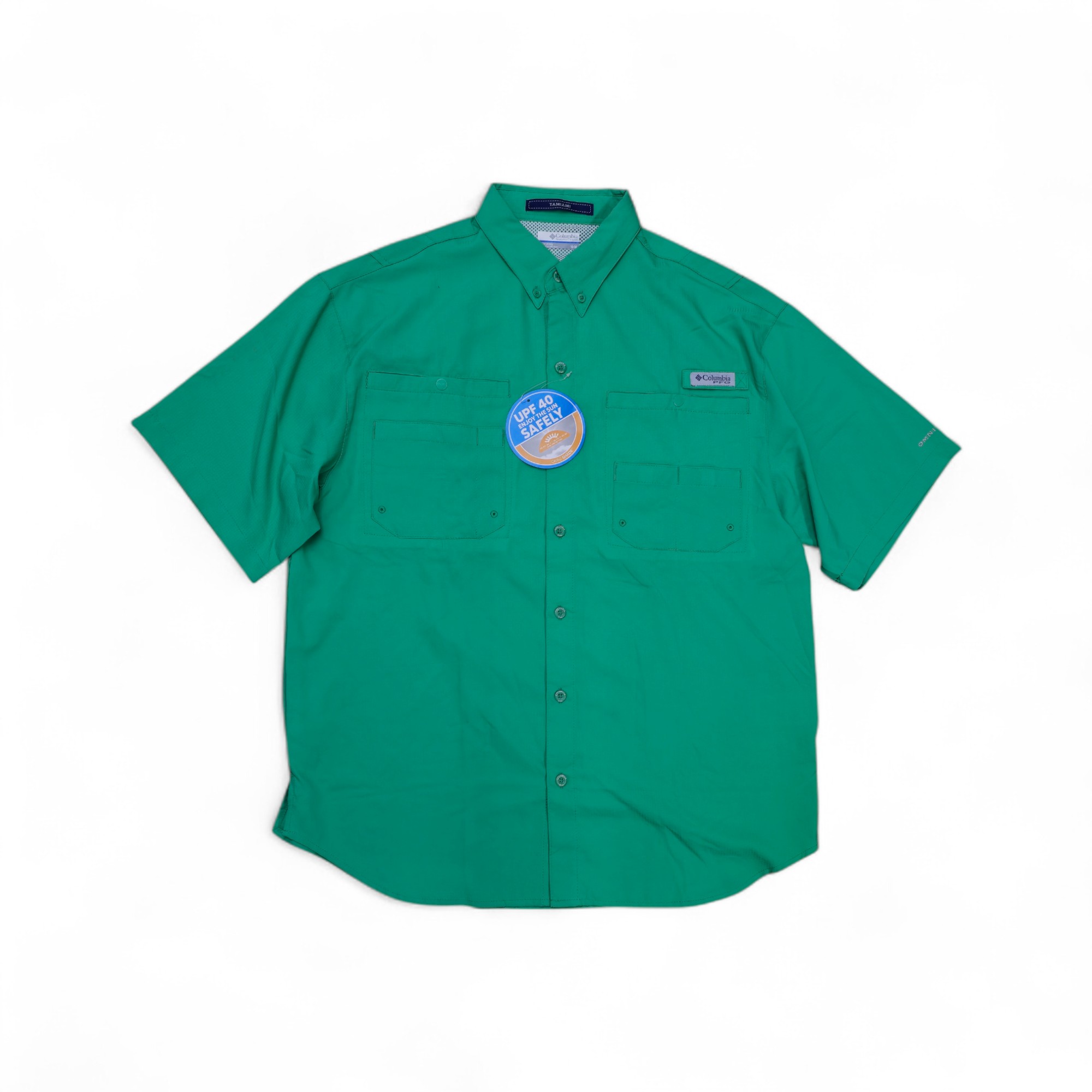 CAMISA MANGA CORTA TALLA M - DP - COD71 - TAMIAMI - OMNI-WICK - VERDE