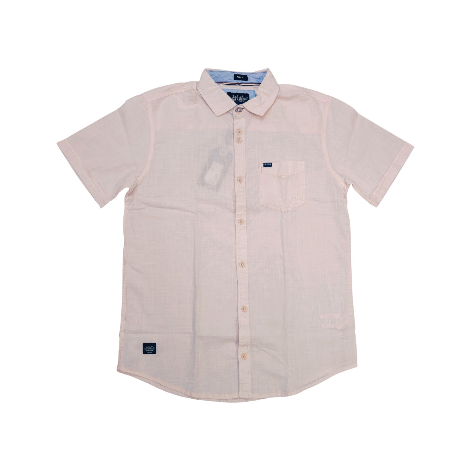 CAMISA MANGA CORTA TALLA M - HUM11 - CMC003 - PALO ROSA