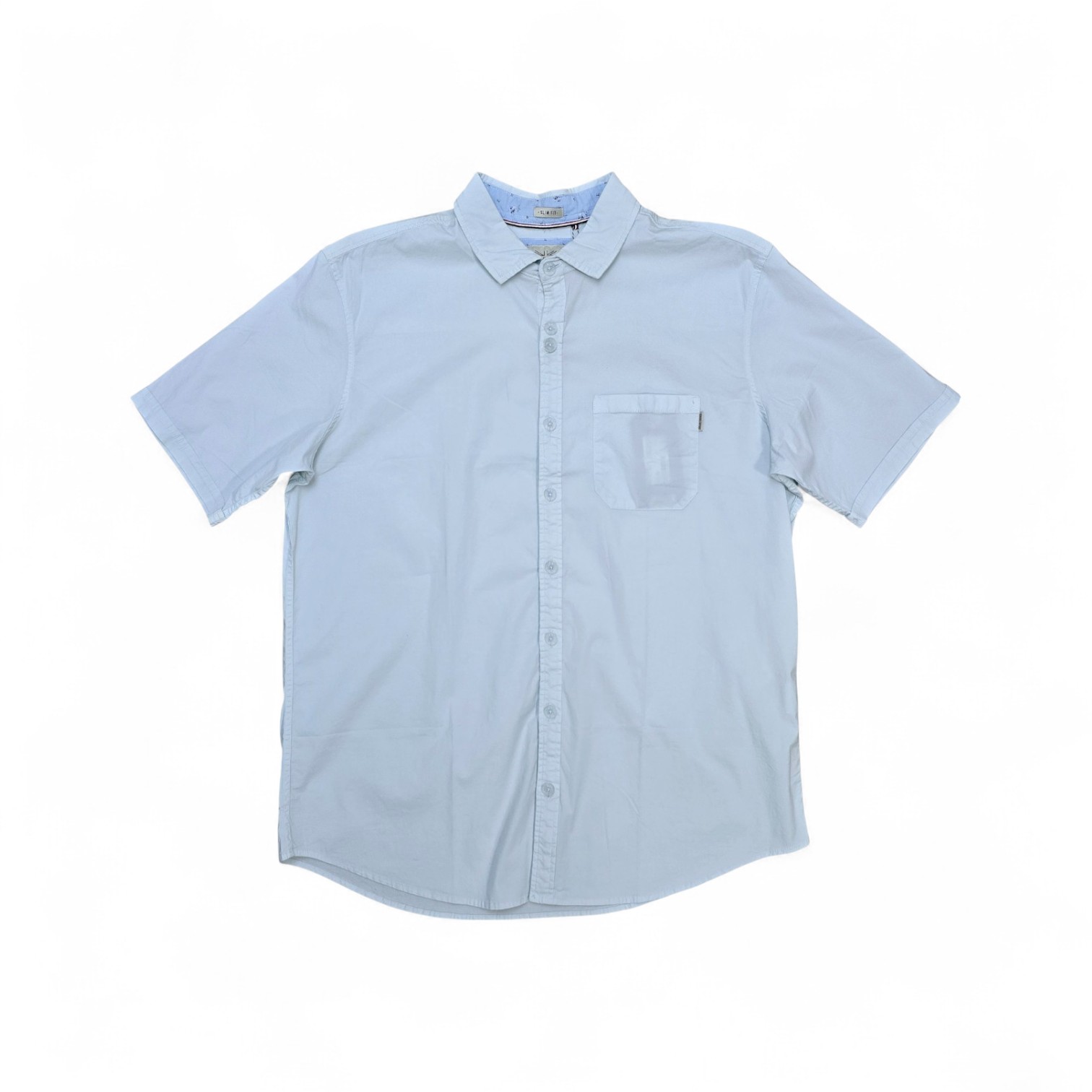 CAMISA MANGA CORTA TALLA M - HUM11 - CMC031-02 - CELESTE