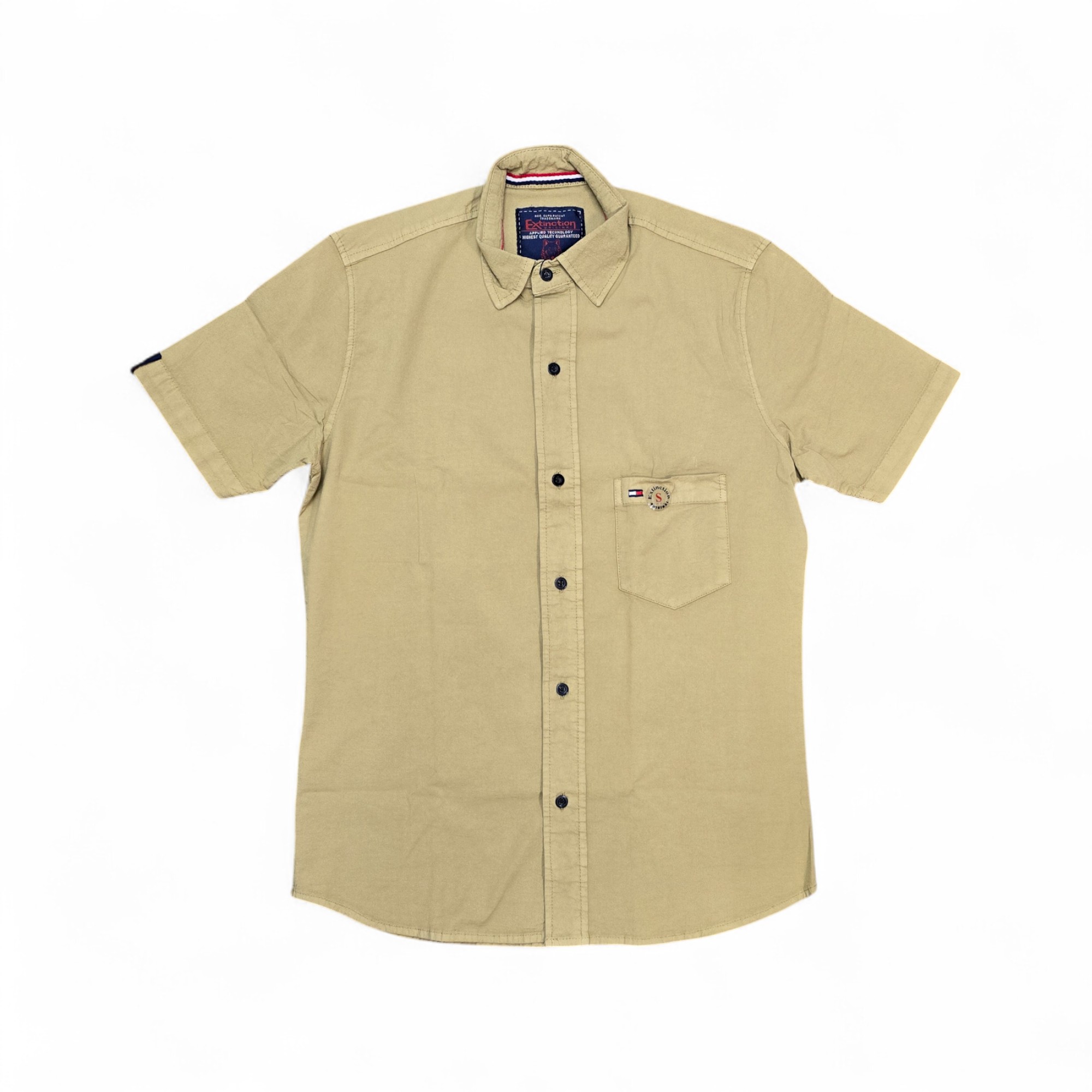 CAMISA MANGA CORTA TALLA S - EXTINCTION - CUELLO FRANCES - CAKI