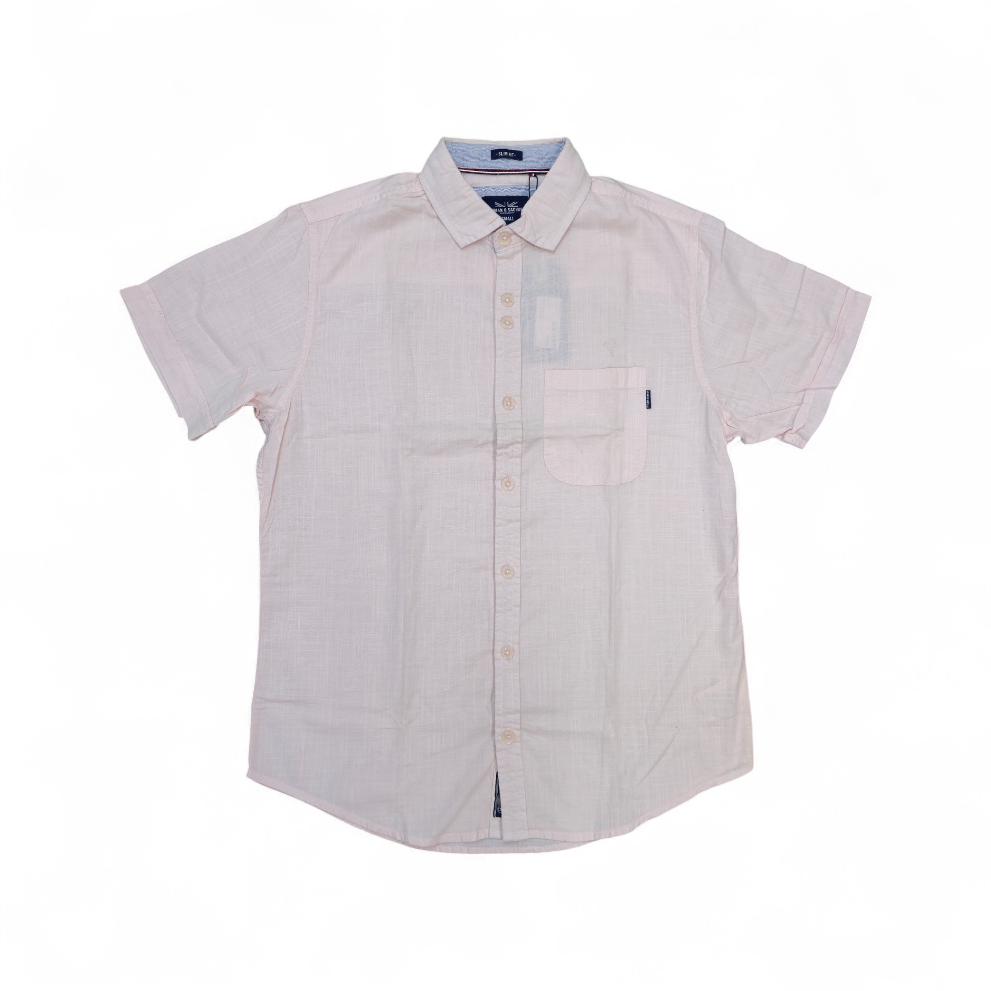 CAMISA MANGA CORTA TALLA S - HUM11 - CMC019-1 - PALO DE ROSA