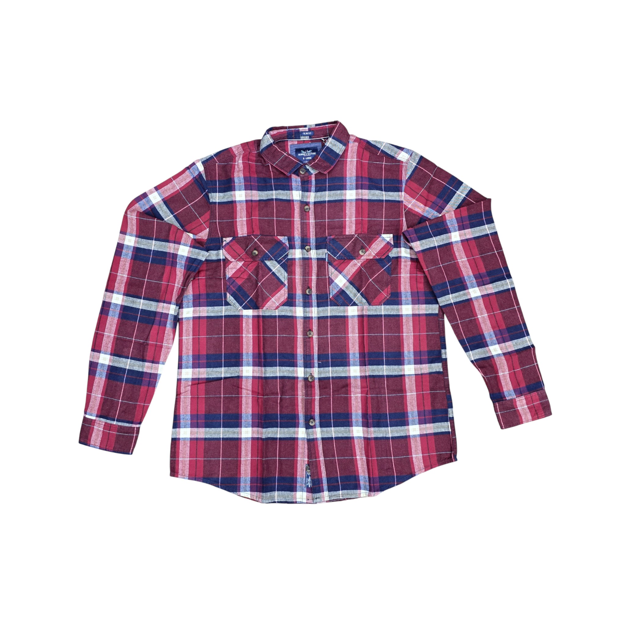 CAMISA MANGA LARGA | LEÑADOR STYLE | REGULAR F. | RJ/AZ | HOMBRE