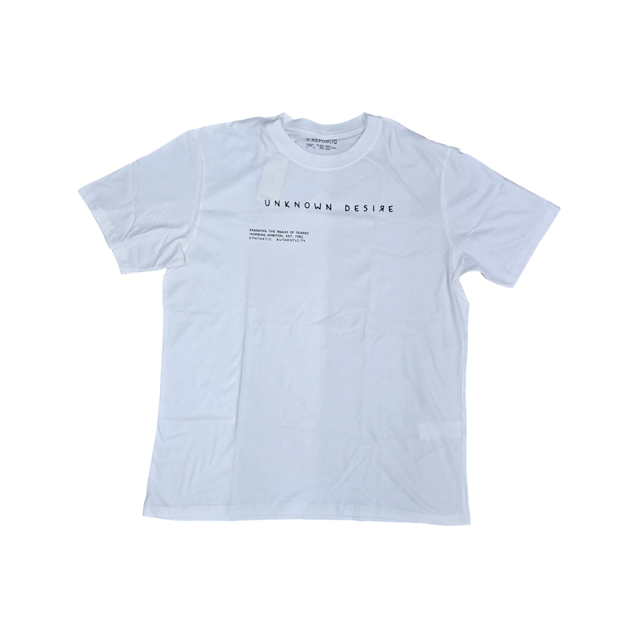 CAMISETA BASICA |UNKNOWN /AD-ATR | BL/NG | HOMBRE