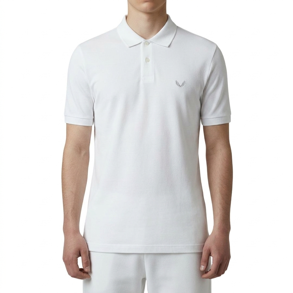 CAMISETA CON CUELLO | BASICA / CLSS | REG. F./ T. POLO | BL | HOMBRE