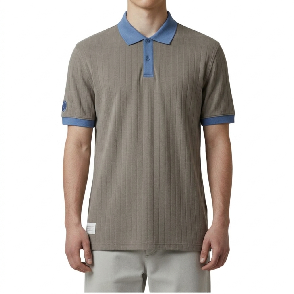CAMISETA CON CUELLO | KASPIRO TEXT | REG. F | CF/CL | HOMBRE