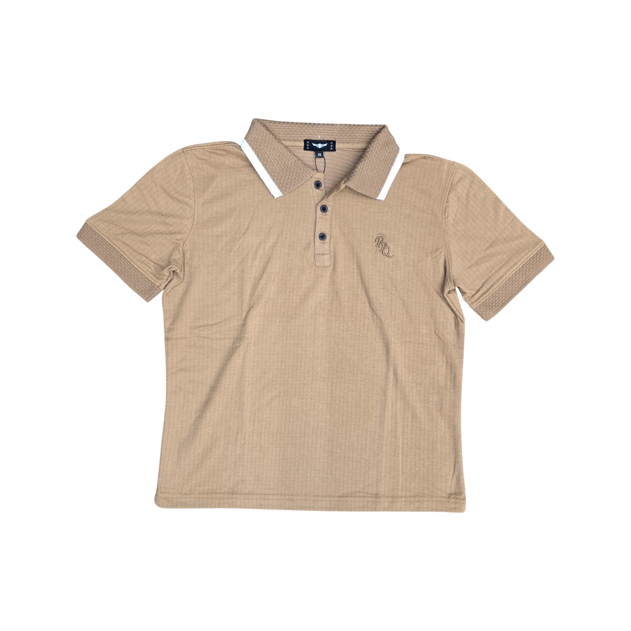 CAMISETA CON CUELLO | TEXTURAS - BOLITA | CF. CL/BL | MUJER