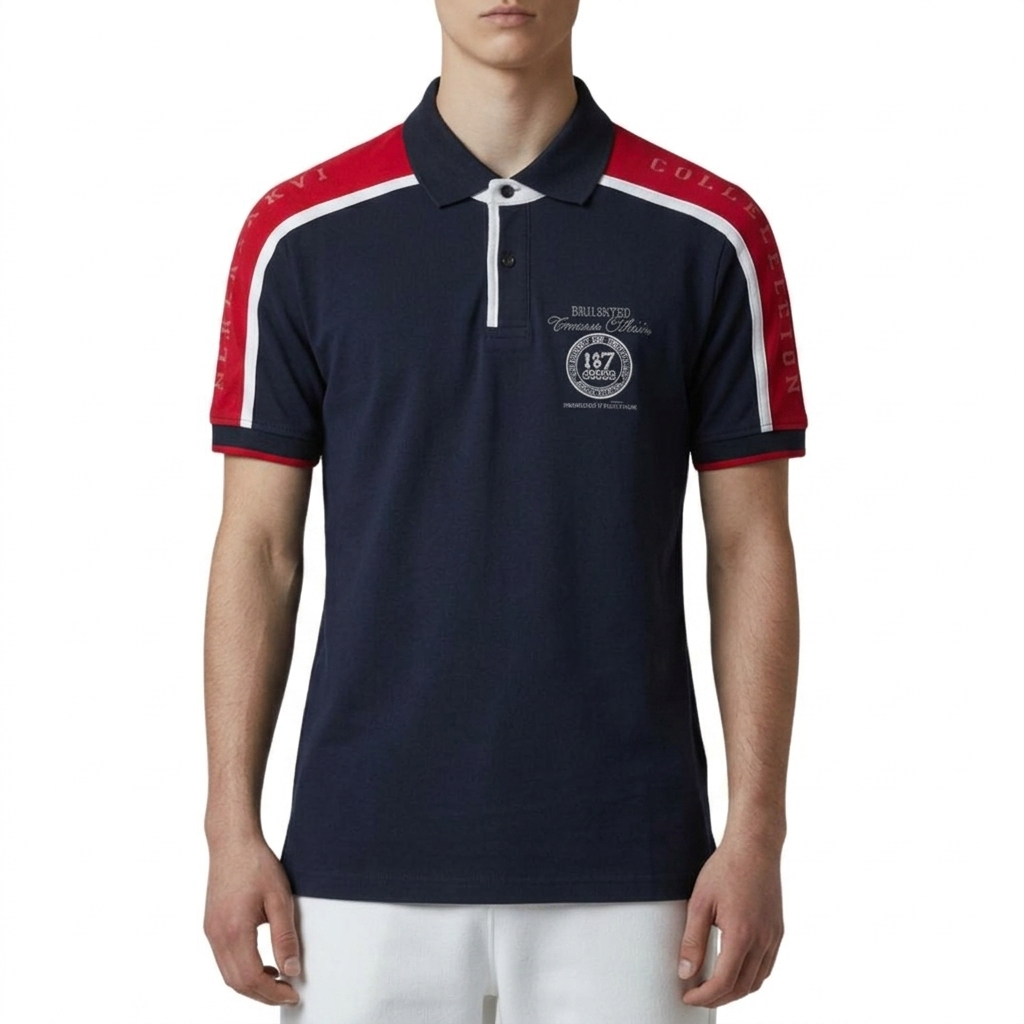 CAMISETA CON CUELLO |H7 - CULTURE | REG. F./ T. POLO | AZ M./RJ | HOMBRE