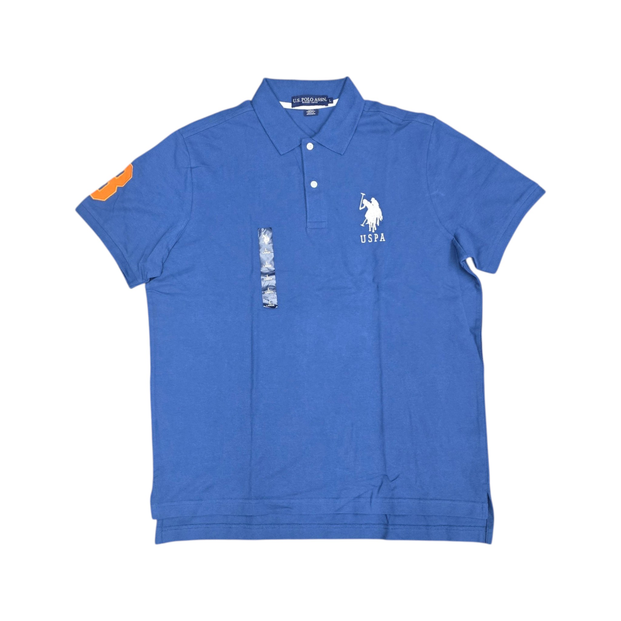 CAMISETA CON CUELLO | BORD. GR | 3 |AZ.| HOMBRE