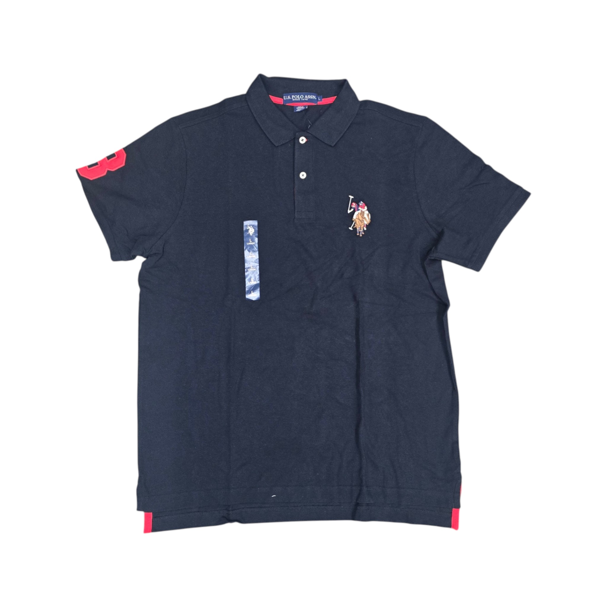 CAMISETA CON CUELLO | BORD. GR | 3 |NG | HOMBRE