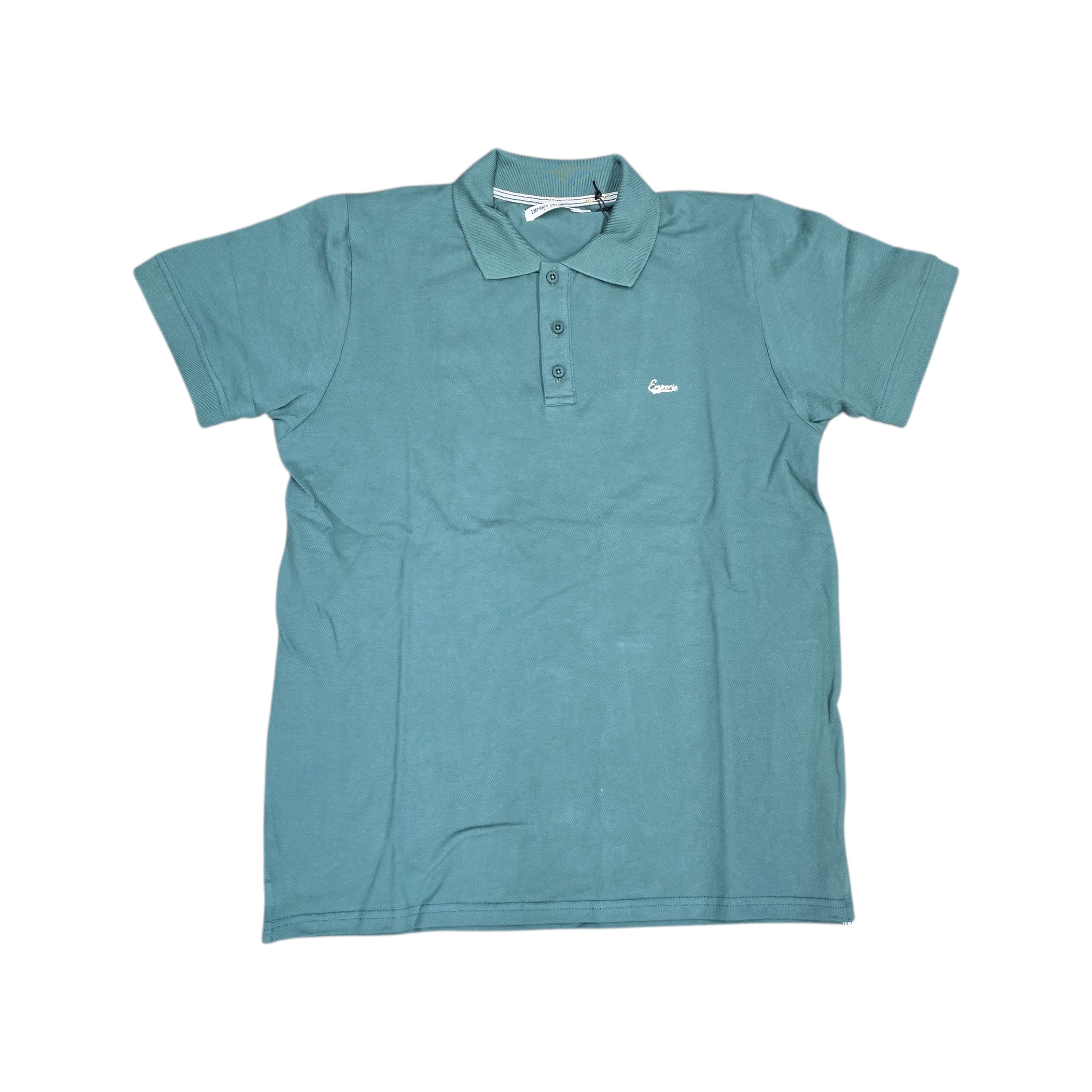 CAMISETA CON CUELLO BASICA CON ESTAMPE 3D