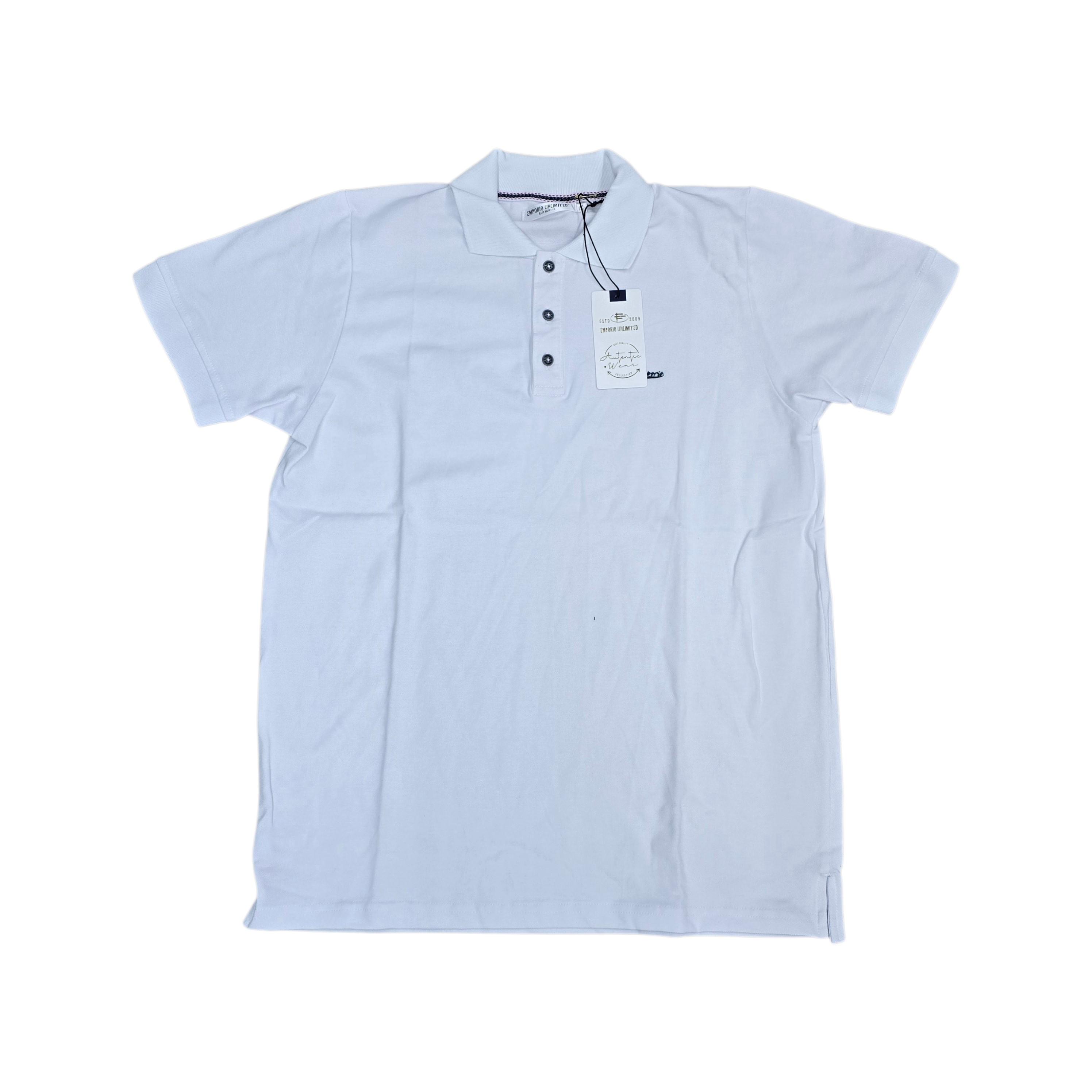 CAMISETA CON CUELLO BASICA CON ESTAMPE 3D