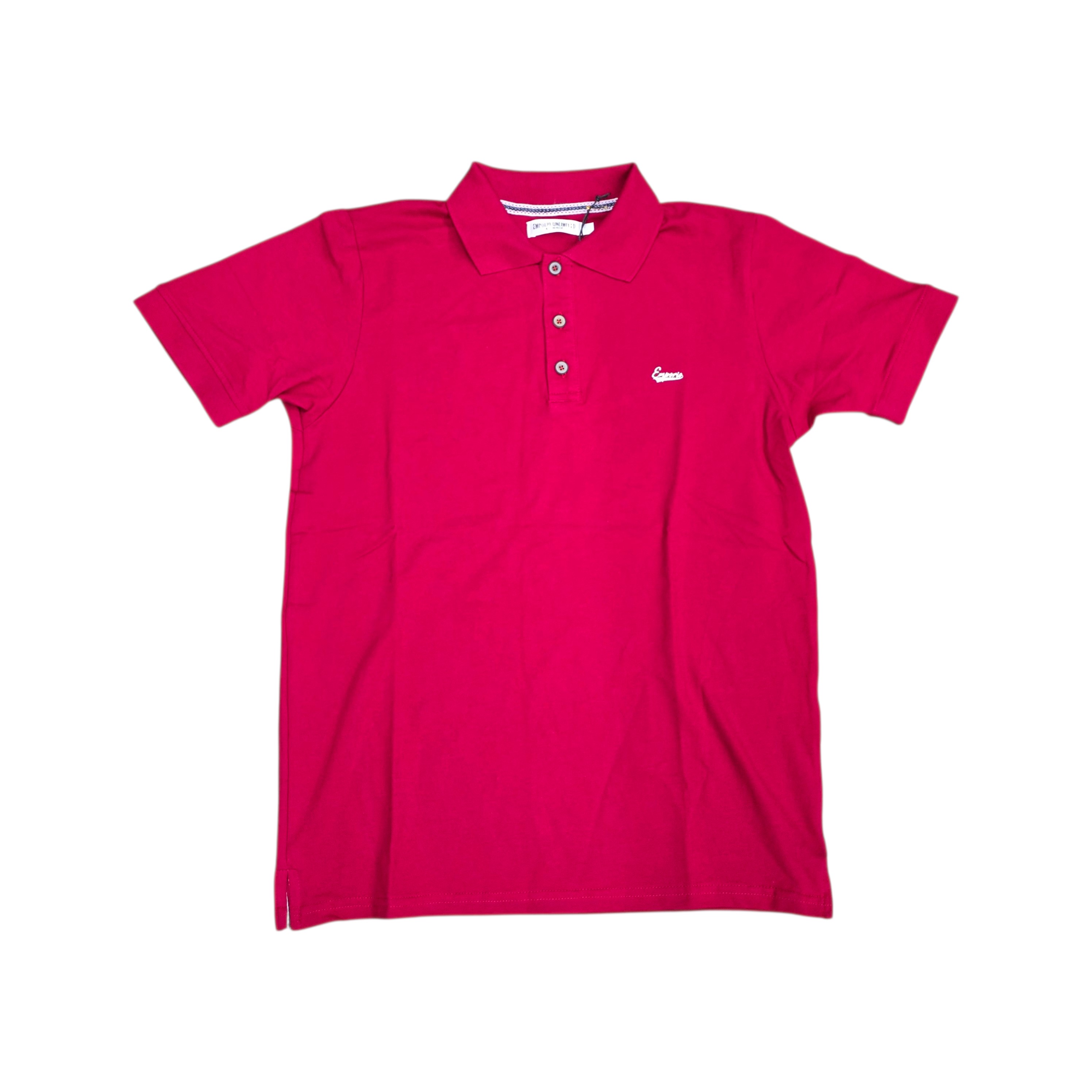 CAMISETA CON CUELLO BASICA CON ESTAMPE 3D