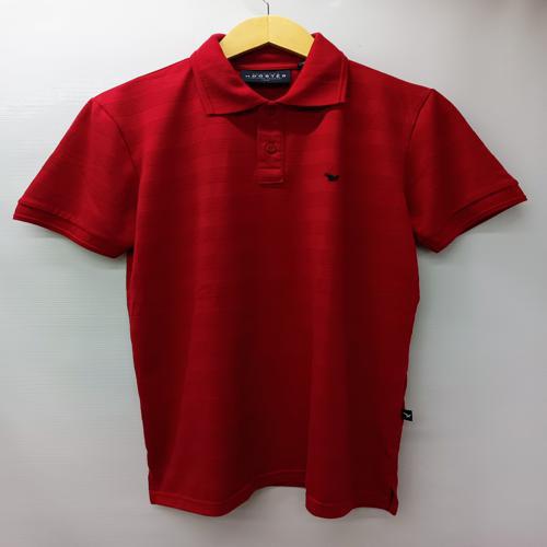 CAMISETA CON CUELLO TALLA L - COD41 - FRANCES - ROJA