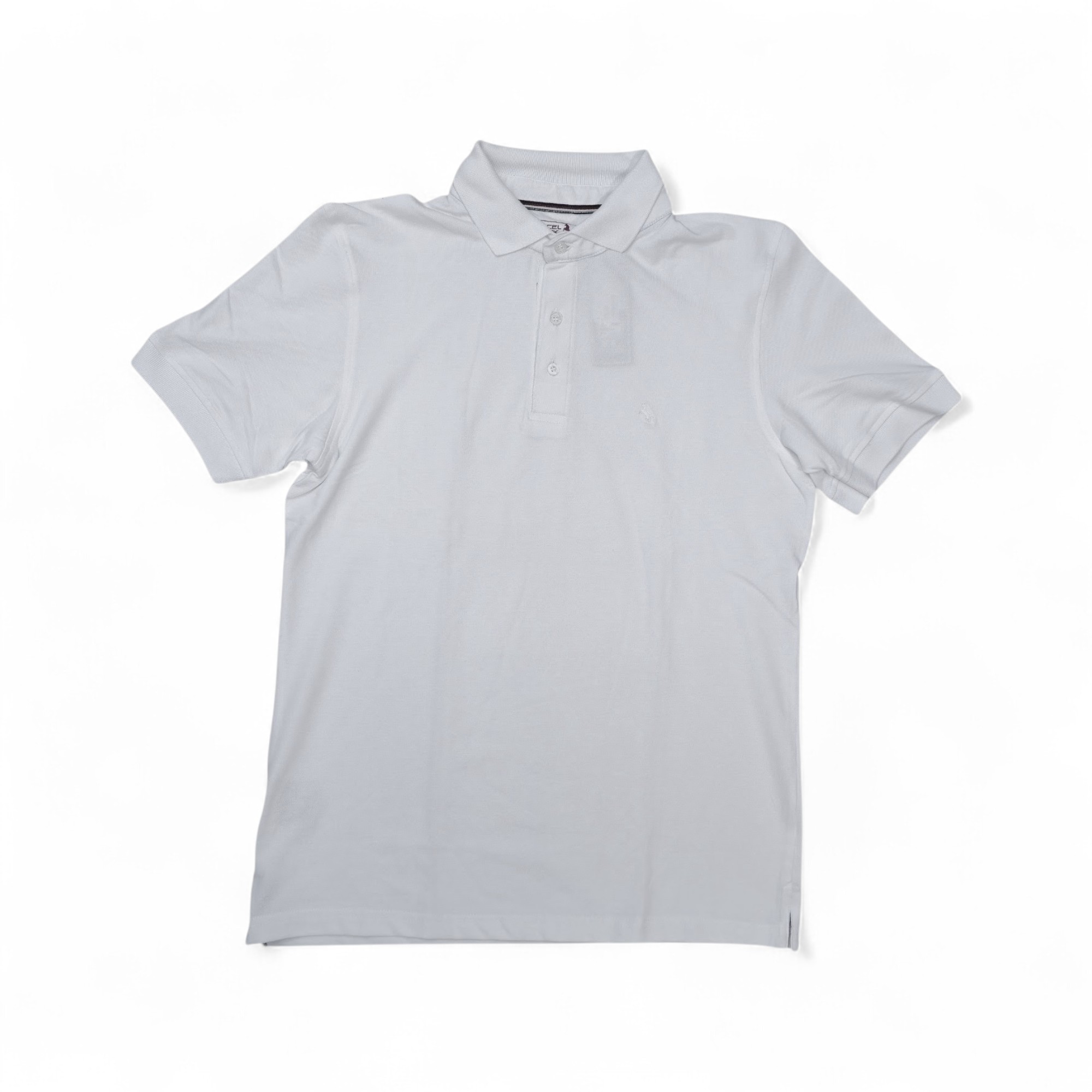 CAMISETA CON CUELLO TALLA XL - RF - COD4 - BASIC TONE - BLANCO