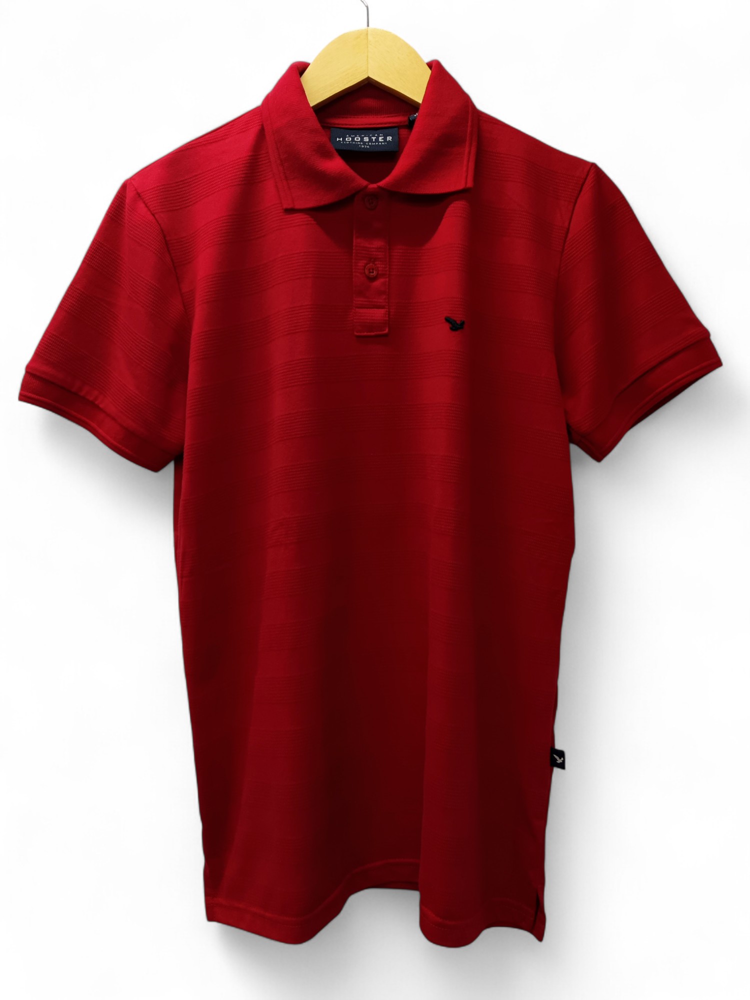CAMISETA CON CUELLO TALLA L - COD41 - FRANCES - ROJA