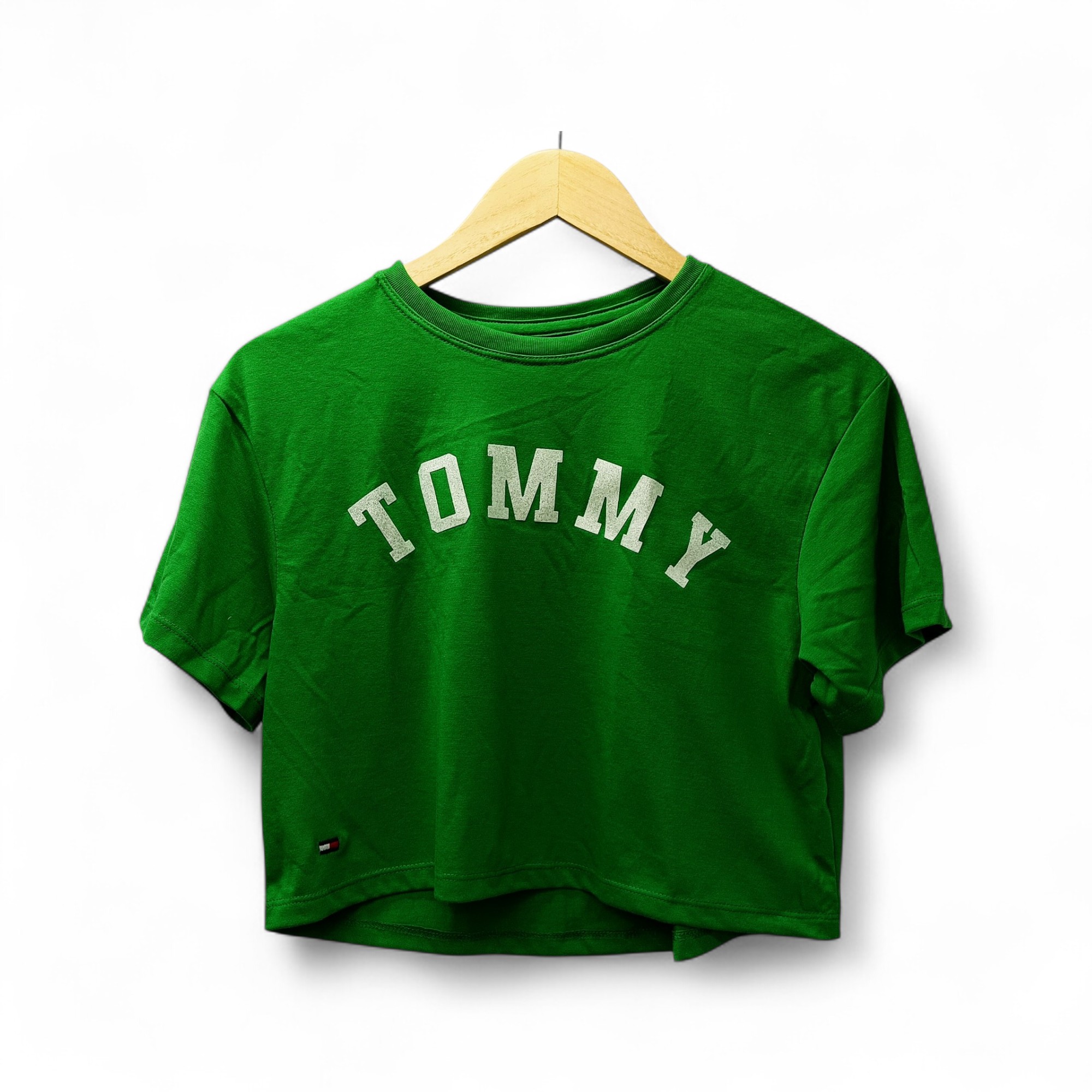CAMISETAS TALLA S - COD30 - CROP TOP - VERDE
