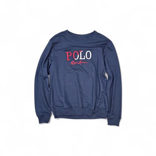 CHOMPA TALLA L - UB - COD20 - BASIC  FLAT - SIN CAPUCHA - AZUL MARINO