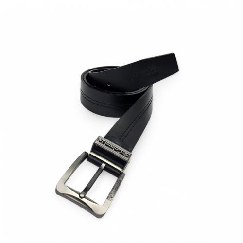 CINTURON CUERO - CS - COD71 - BASIC CR  - BS REAJUSTABLE - NEGRO