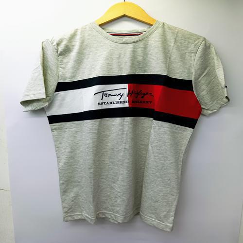 CAMISETA TALLA L - COD30 - GRIS/ROJO/AZUL
