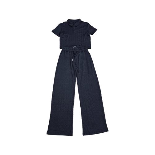 CONJUNTO CAM. CC CROP TOP  & PANTALON | TEXTURA TRENZA | NG | MUJER