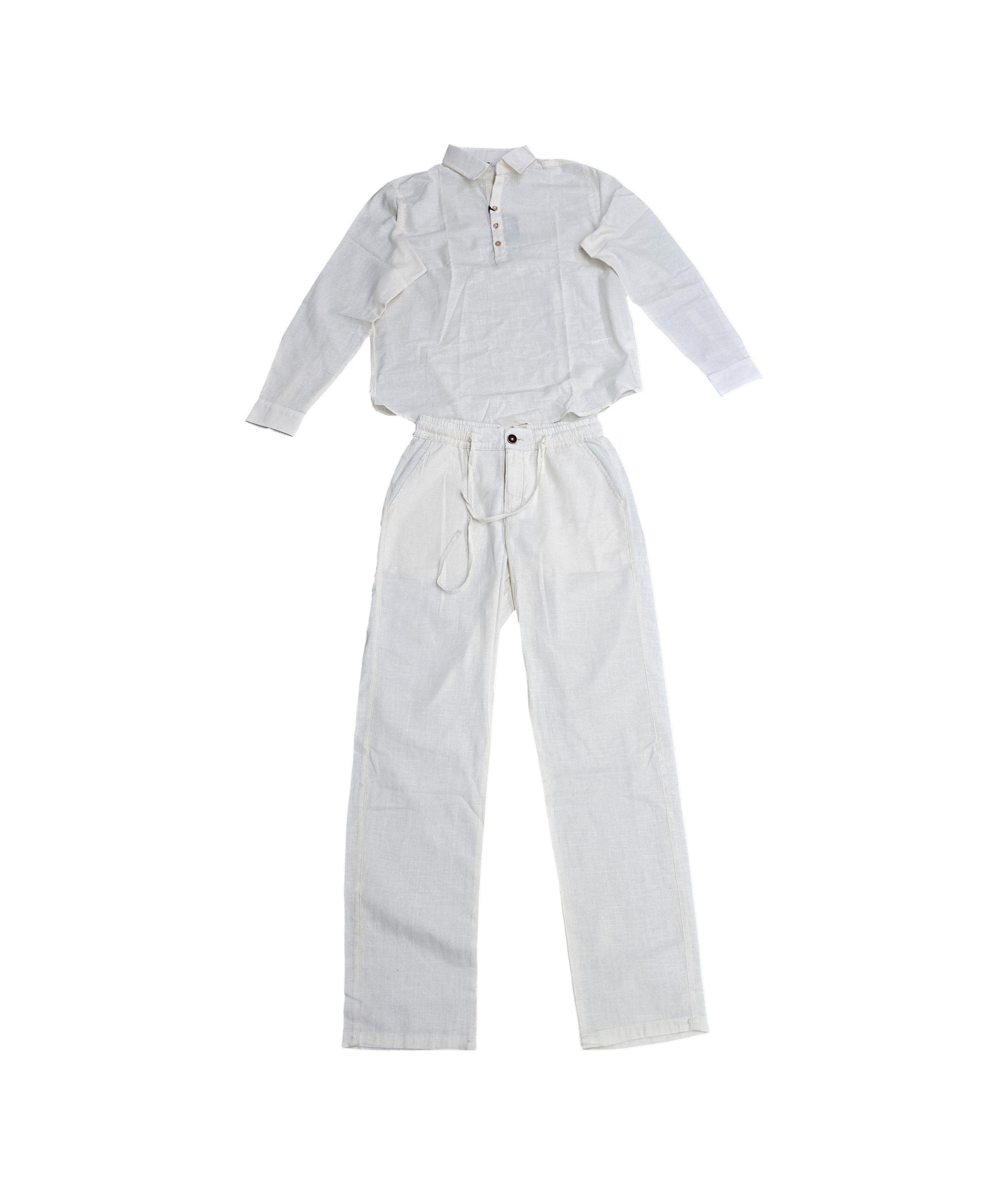 CONJUNTO CAM. ML & PANTALON | TEXTURA LINO | BG | HOMBRE